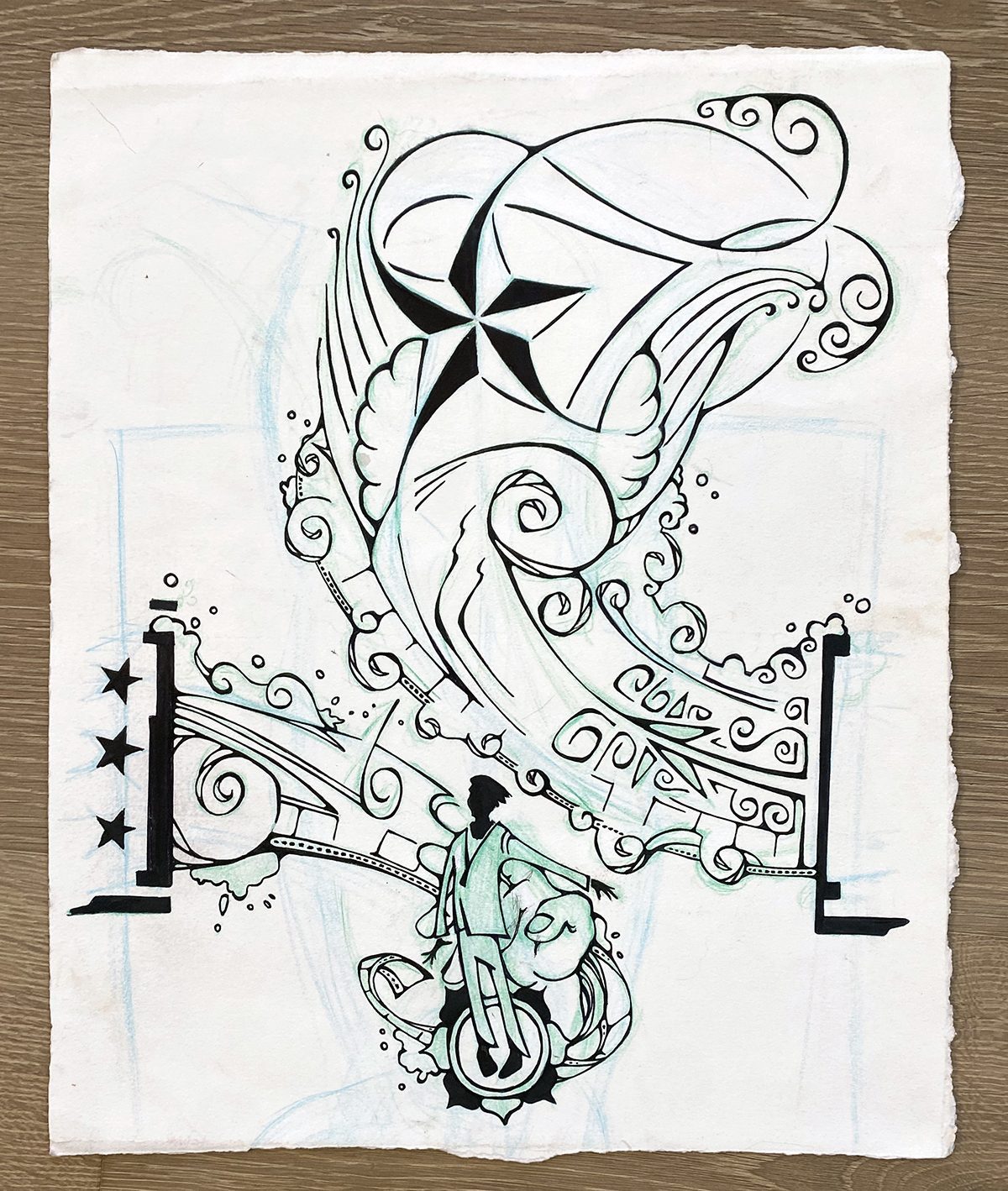 Tattoo Chris Floating Music