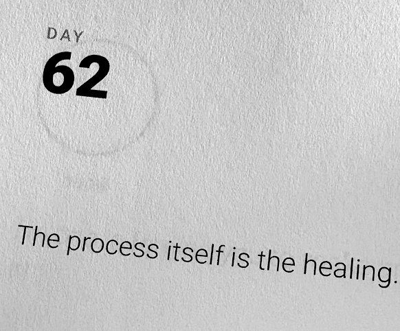 A daily page inside the book
