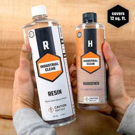 Industrial Clear epoxy resin and hardener